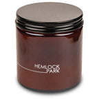 Hemlock Park Crackling Wood Wick Candle Handcrafted with Natural Coconut Wax and Essential Oils (Yuzu Citrus, Standard 8 oz)