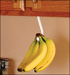 Gadjit Banana Hook Hanger Ripen Bananas Naturally with Under Cabinet Banana Hanger/Banana Holder. Self-Stick and Adheres Under Cabinets (White)