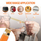Energeaster 10/2 NM-B Wire,with Ground Indoor Electrical Copper Wire，10 Gauge Wire 2 Conductor Non-Metallic Sheathed Copper Cable(25FT Orange)