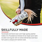 Pins & Aces Keep America Great Premium Golf Club Headcover - Quality Leather, Hand-Made Funny Head Cover - Style and Customize Your Golf Bag - Tour Inspired, Donald Trump Golf Design (Driver)