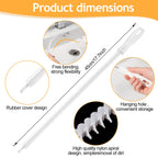 Drain Cleaning Brush, Kitchen Sink Drain Clog Remover Brush, Flexible Long Pipe Hair Clogs Catcher Cleaner Tool for Toilet, Bathroom Tub