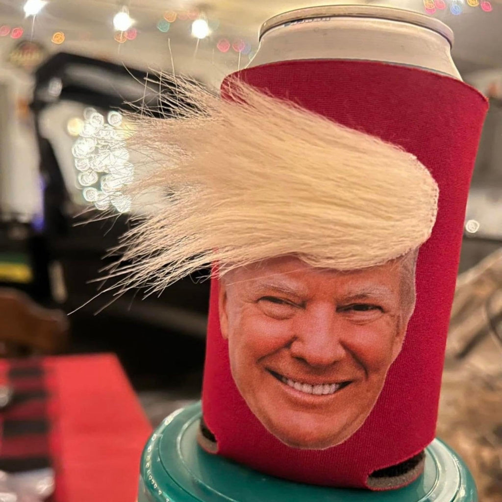 2 Pcs 2024 Donald Trump Mugshot MAGA Funny Soda Pop and Beer Neoprene Coolie Can Coolers