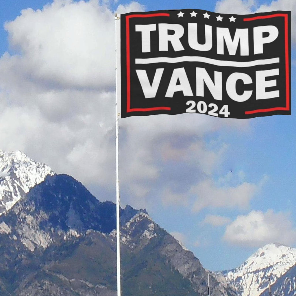 Trump Vance 2024 Flag 3x5 Outdoor Double Sided - Donald Trump President Flags Banner Heavy Duty 3 Ply Durable Polyester With Brass Grommets For Indoor Outdoor