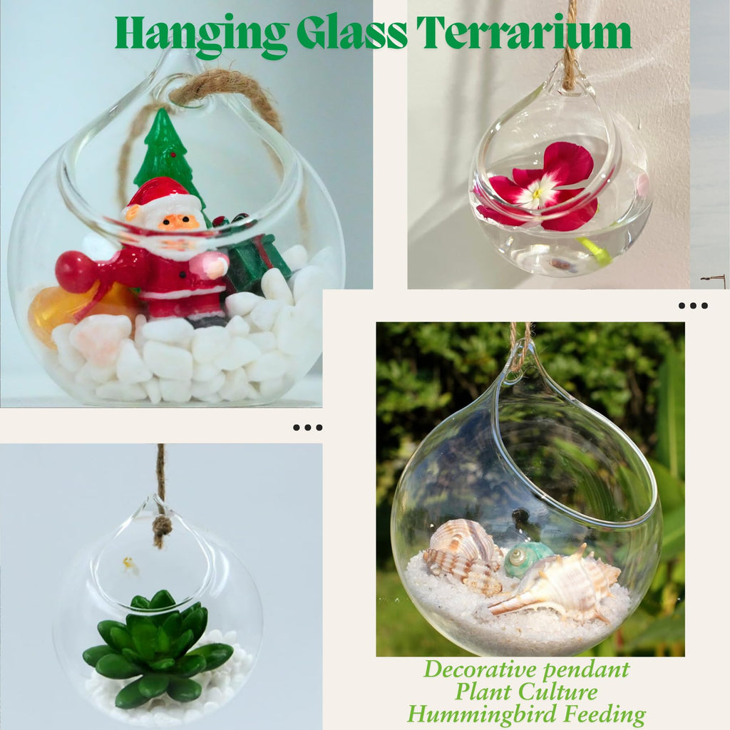 Window Bird Feeder with 4 Strong Suction Cups,DIY Clear Bird Feeder with Christmas Clear Glass Ball Ornaments, Wild Bird House Window for Garden Decor,Elderly Kids and Cat Viewing Bird