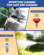 Belkid 2026 Upgraded Jet Nozzle Power Washer for Garden Hose, Includes 2 High-Pressure Nozzles and Quick Connectors | Hydro Jet High Pressure Washer Tools