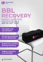 Snatched Body Back Support Post Surgery Soft BBL Booty Pillow After Surgery for Butt Recovery Cushion