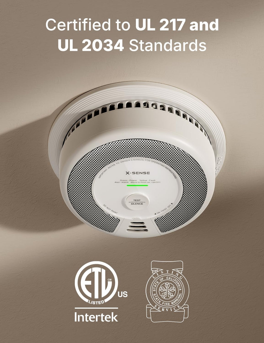 X-Sense Smoke & Carbon Monoxide Alarm, SC06, 1-Pack