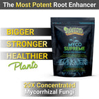 Mycorrhizal Fungi Root Enhancer for Plants - Bigger, Stronger, Healthier Roots, Use In Soil and Hydroponics - Super 20X Concentrated Mycorrhizae Inoculant Strain - Trifecta Myco Supreme (175 Grams / 6 OZ)