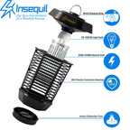 Insequil Bug Zapper Outdoor Electric, Mosquito Zapper Indoor, Fly Zapper, Insect Fly Trap, Mosquito Killer for Home Garden, Kitchen, Patio, Backyard, Camping Use IPX6 Waterproof (Cable Length 6 feet)