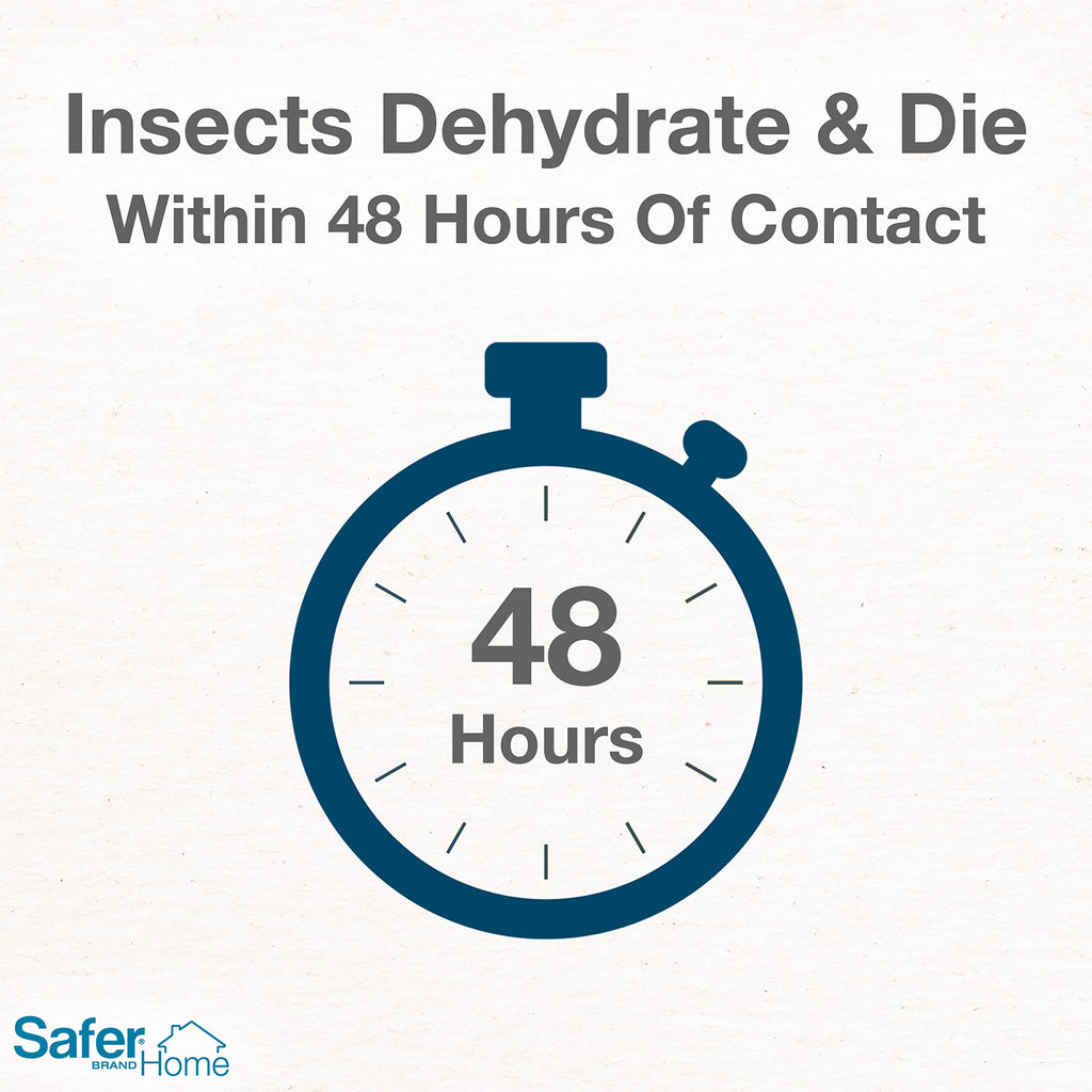 Safer Home SH51703 OMRI Listed Diatomaceous Earth - Ant, Roach, Bedbug, Flea, Silverfish, Earwig, & Crawling Insect Killer