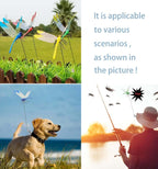 20 Pcs Dragonfly Clips for Bugs Repellent, 3D Artificial Dragonfly Hat Clips Garden Decor, Garden Bird and Fly Scare Devices for Indoor Outdoor