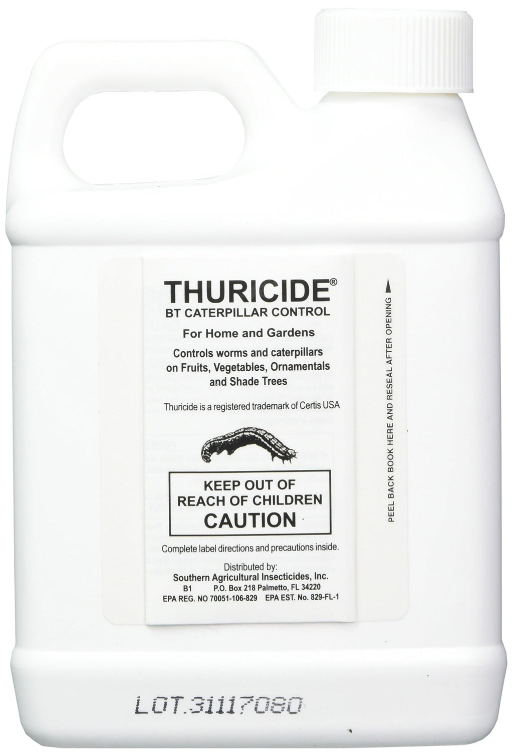 Garden Safe Neem Oil Insecticide Fungicide Miticide Concentrate & Southern Ag Thuricide BT Caterpillar Control Bacteria, 16 Ounces