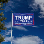 Trump 2024 Flag, Trump MAGA Flag 3x5 FT Polyester Banner with Brass Grommets for Indoor Outdoor Decorations (black4)
