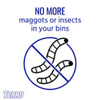 Terro T800 Garbage Guard Trash Can Insect Killer - Kills Flies, Maggots, Roaches, Beetles, and Other Insects (Pack of 2)