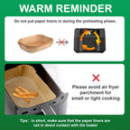 SIUDANGKA Air Fryer Liners Disposable, 200 pcs Rectangle Air Fryer Parchment Paper Sheets Air Fryer Accessories for Ninja SL401 DoubleStack XL 2-Basket Air Fryer