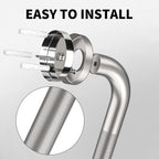 36 Inch Anti Slip Shower Grab Bar, Munzong Satin Brushed Nickel Bathroom Grab Bar, Knurled Bathroom Balance Bar,Safety Hand Rail Support Handicap Elderly Injury Senior Assist Bath Handle