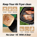 300PCS Air Fryer Liners disposable for Ninja Crispi,Air Fryer Accessories for Ninja Crispi 4-in-1 Portable Glass Cooking System,Ninja Crispi Containers