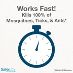 Safer Home SH620 Outdoor Mosquito, Tick, Flea & Ant Multi-Insect Killer Hose-End Spray – Made with Natural Oils – 32 oz