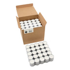 Stonebriar 200 Count White Unscented Smokeless Long Burning Tea Light Candles with 6-7 Hour Burn Time