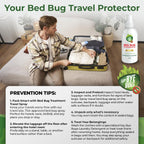 Say Bye Bugs Bed Bug Killer Spray - Non-Toxic and Kills on Contact. Stain & Odor Free Bed Bug Spray. New Formula for Getting Rid of Bed Bugs Permanently (2 oz) TSA Approved size - a Travel Must-Have