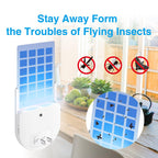 BUGXX Bug Zapper Fruit Fly Traps for Indoors Mosquito Repellent gnat Traps for House Indoor Moth Traps gnat Trap Fungus gpest Control gnat Killer Indoor Plug in Bug Catcher Indoor