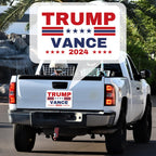 QSUM Trump Vance 2024 Magnet Sticker, 17"*11" Large Size Trump Vance Magnet Large Bumper Sticker for Car with UV Printing, Strong Adhesive Magnet and Vivid Color