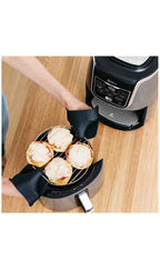 Ninja AF161 Max XL Air Fryer that Cooks, Crisps, Roasts, Bakes, Reheats and Dehydrates, with 5.5 Quart Capacity, and a High Gloss Finish, Grey