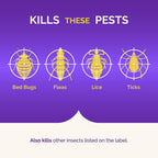 HOT SHOT Bed Bug & Flea Fogger, 3 Count (Pack of 1), Kills Fleas Indoors, Get Rid of Fleas In House, Inhibits Reinfestation Up to 7 Months