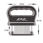 ZXZ Meat Tenderizer, 48 Stainless Steel Sharp Needle Blade, Heavy Duty Cooking Tool for Tenderizing Beef, Turkey, Chicken, Steak, Veal, Pork, Fish, Christmas Cooking Set