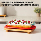 Pyrex Basics 2-Qt Glass Baking Dish with Lid, Tempered Glass Baking Dish with Large Handles, Non-Toxic, BPA-Free Lid, Dishwashwer, Microwave, Freezer and Pre-Heated Oven Safe