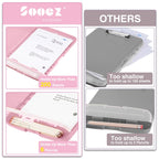 Clipboards with Storage, High Capacity Clip Boards 8.5x11 with Storage, Heavy Duty Nursing Clipboard Folder, Plastic Clipboard with Pen Holder for Women Teachers Work, School & Office Supplies