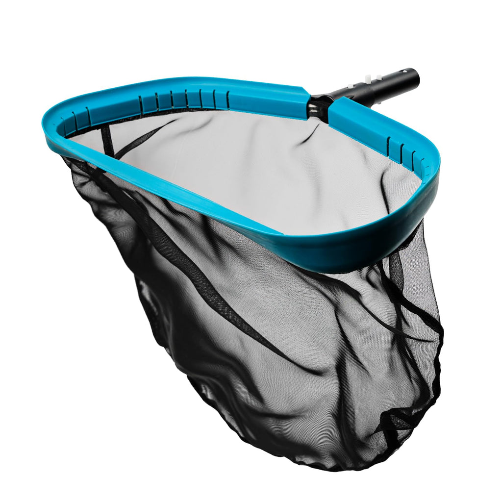 POOLWHALE Pool Skimmer Net Rake, Aluminum Frame Deep Nylon Net, Ultra Fine Mesh Pool Nets for Cleaning Leaves, Debris & Swimming Pools Skimming