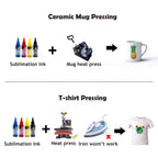 A-SUB Sublimation Paper 13x19 Inch for DIY Unique Christmas Gifts Compatible with Inkjet Printer which Match Sublimation Ink 100 Sheets