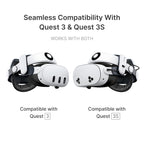 BOBOVR S3 Pro Battery Strap Accessories,Head air Conditioning and 10000mah hot-swappable Battery Pack,Compatible with Meta Quest 3/Quest 3s