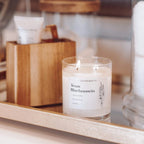 Calyan Wax Scented Candle, Texas Bluebonnets Candle for The Home Scented with Florals & Jasmine, Soy Wax Aromatherapy Candle in Glass Jar with 37 Hour Burn Time, Non Toxic Scented Candles Gifts