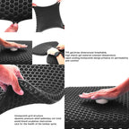 Gel Wheelchair Seat Cushion with Anti-Slip Cover, Relieve Sciatica, Back, Coccyx, Pressure Sore and Ulcer Pain, Refreshing & Ergonomic Chair Cushion,Cushion for Wheelchair Seat (Black)
