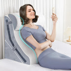 Wedge Pillow for Sleeping, Orthopedic Bed Wedge Pillow Set, 15-in-1 Adjustable Memory Foam Wedge Pillow Post Surgery, 9 &16 & 20 inches Height 3-in-1 Incline Pillows Wedges for Back Pain/Acid Reflux