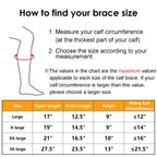 Heekooi Calf Brace, Shin Splint Brace 1 Pair, Shin Splints Leg Pain Relief Support, Calf Brace for Torn Calf Muscle, Swelling, Edema, Adjustable Calf Support, Shin Brace for Women & Men (X-Large)