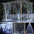 Twinkle Star, 8.26 Inches Indoor Outdoor, LED String Light for Christmas Wedding Party Home Garden Bedroom Wall Decoration (White)