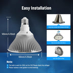 HYMIOR LED Pool Light for Inground Pool 120V 65W PRO, White Light 6500K with 6500lm High Brightness, Replace 300-800W Halogen Light