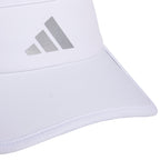 Women's Superlite Visor – Lightweight Moisture-Wicking Running Tennis Hat, White/Silver Metallic/3, OSFA