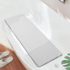 Joyhalo Shower Mats for Showers Anti Slip for Elderly, 47'' x 16'' Non Slip Bath Mat for Inside Shower, Bath Tub Mats for Bathroom Non Slip for Shower, PVC Loofah Bathroom Mats, White
