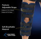 United Ortho 61018 3-Panel Knee Immobilizer, 18"