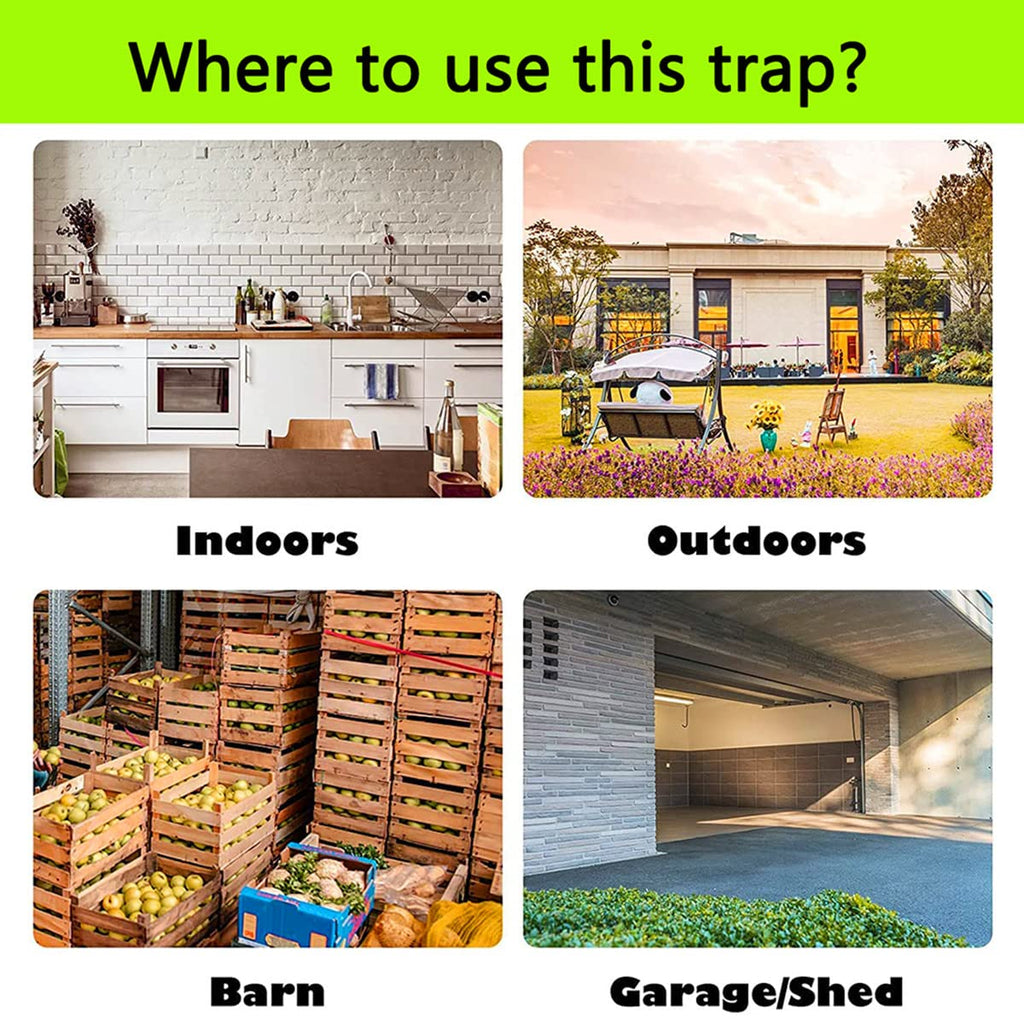 Mouse Rat Trap Bucket Turnover and Slide Barrel Bucket Lid Mouse Rat Trap for Indoor Outdoor Mouse Rat Traps Compatible 5 Gallon Bucket（Without Barrel） (Yellow Mouse Trap 3pc)