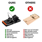 Trap A Pest Mouse Traps - Reusable Snap Traps for Mice, Rodents and Pests, Sanitary Safe Mousetraps That Work - Indoor and Outdoor Effective Mice Traps (6 Pack)