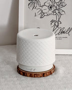Essential Oil Diffuser, Ceramic Diffuser for Essential Oil Large Room Diffusers,Ultrasonic 280ml Aromatherapy Diffuser with Essential Oil, Bedroom Vaporizer Cool Mist Humidifier for Home Office