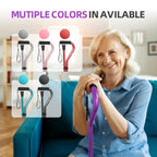 BeneCane Walking Cane for Men & Women Adjustable Cane with Offset Soft Cushioned Handle -Portable Lightweight Sturdy Mobility Walker Aid for Elderly, Seniors Collapsible Cane