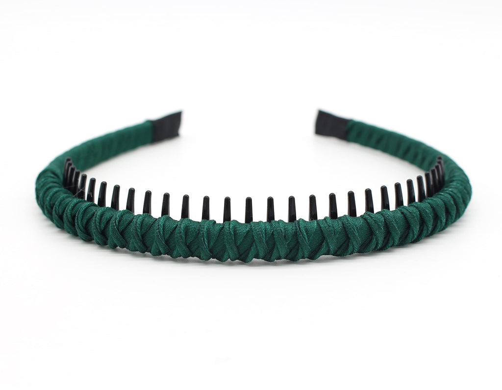 JOBAND Women's Fashion Headbands Hair Accessories for Women Non-slip Braided hair bands Comfy tooth comb Hair Hoop (4 color)