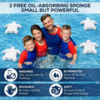 Spa Marvel Water Treatment & Conditioner – Enzyme-Based Hot Tub Water Care – Improves Water Quality, Comfort & Odor – Helps Reduce Chemicals – 16 fl oz – Lasts 30 Days – Includes 2 Sponges