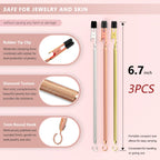 ChangWanna Bracelet Helper Tool 3Pcs - Pretty Bracelet Helper to Put on Yourself, Easy Jewelry Wearing Tool Aid Assistance, Metal Bracelet Buddy Fastening Helper Fastener Necklace Clasp Helper Elderly